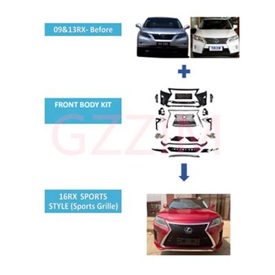 Lexus RX 2009-2013 Upgrade To 2016 Sports Style Front Body Kit Upgrade Kit