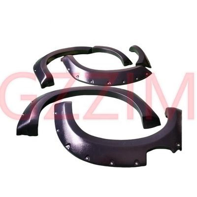 ABS Plastic Black Wheel Arch Fender Flares For DMAX 2012-2015