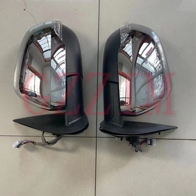 ABS Plastic Car Classic Chrome Black LED Side Mirrors For L200 2019