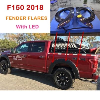 ABS Plastic LED Wheel Eyebrow For Ford F150 2018 Wheel Apron