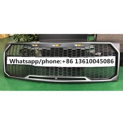 ABS Plastic Grey Front Grille Middle Grille For Ford F150 2009-2014