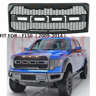 ABS Plastic Grey Front Grille Middle Grille For Ford F150 2009-2014