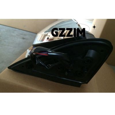 Classic Chrome Black LED Side Mirrors For Toyota Hilux Vigo 2016
