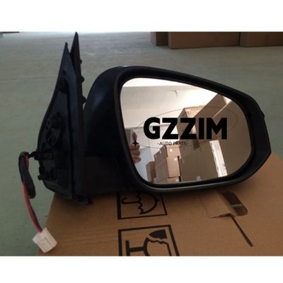 Classic Chrome Black LED Side Mirrors For Toyota Hilux Vigo 2016