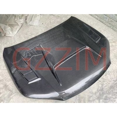 Black Carbon Fiber Hood Hilux Revo 2016 - 2023 Custom Carbon Fiber Car Parts