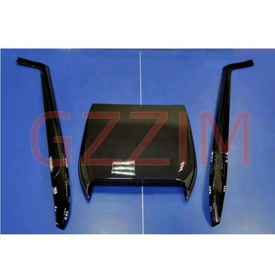 Gloss Black Plastic Front Bonnet Scoop For Toyota Land Cruiser Prado FJ150 2018