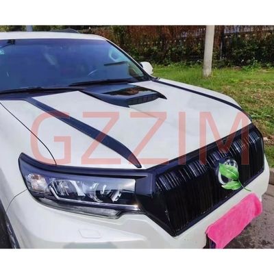 Gloss Black Plastic Front Bonnet Scoop For Toyota Land Cruiser Prado FJ150 2018