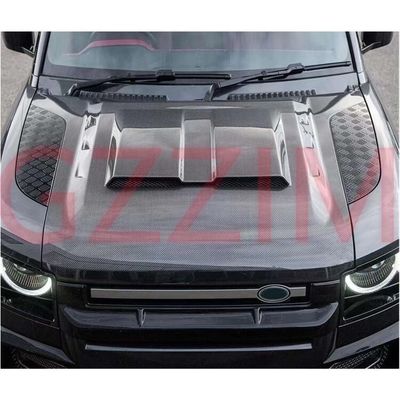 Defender 2022 Carbon Fiber Engine Cover Carbon Fiber Car Parts
