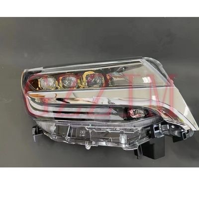 Toyota Alphard Car Light Accessories Three Eyes Golden Front Head Light