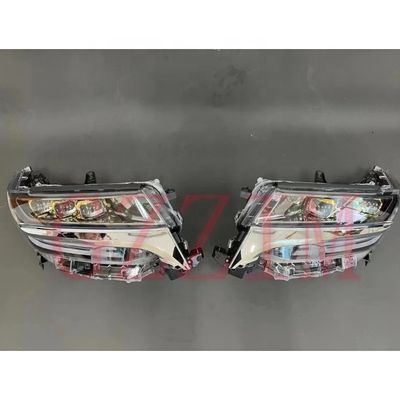 Toyota Alphard Car Light Accessories Three Eyes Golden Front Head Light