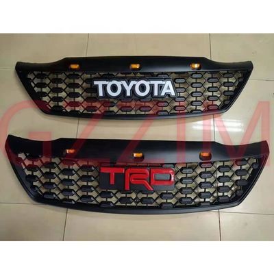ABS Plastic Black Front Bumper Grille Fortuner 2012 Auto Grille With Letter