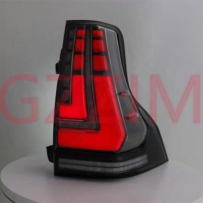 Black Red LED Tail Light ABS Plastic For Prado FJ150 2018