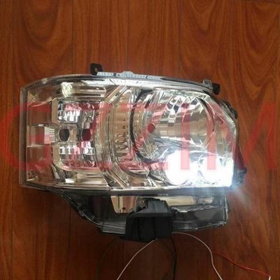 Car Black ABS Plastic Refit HID Head Lamps For Toyota Hiace 2014