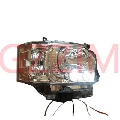 Car Black ABS Plastic Refit HID Head Lamps For Toyota Hiace 2014