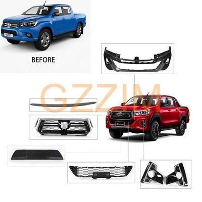 Car Body Kit Toyota Hilux Revo 2016 To Hilux Rocco 2018 Car Light Grille Bumper