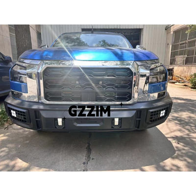 Car Body Kit Mitsubishi Triton 2024 Front Bumper Guard With Grille Plastic With Black