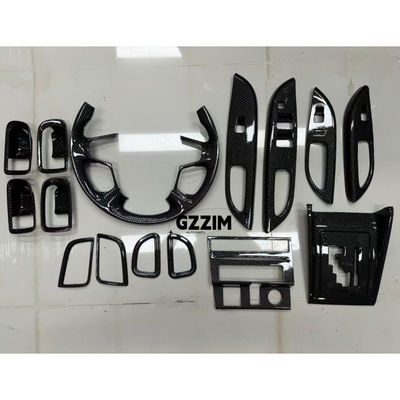 Mitsubishi Triton 2019-2023 Car Interior Accessories Decoration Cover Trim Carbon Fiber Interior Parts