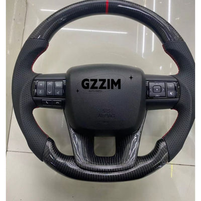 Car Interior Steering Wheel With GR Logo Interior Steering Wheel For Toyota Hilux Fortuner