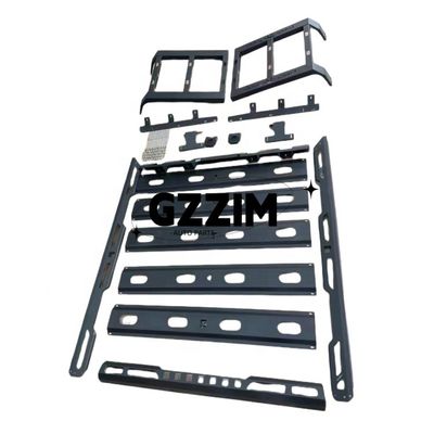 Dachmontage Fahrzeugzubehör Aluminiumlegierung Dachregal für Jeep Wrangler JK JL