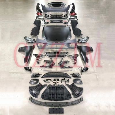 Upgrade W222 S450 Front Rear Bumper Grille Bodykit For S Class W221 2008-2013