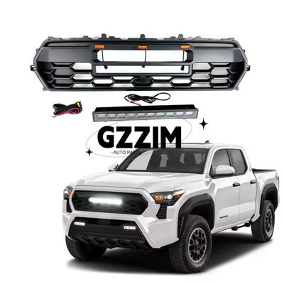 Toyota Tacoma 2024 ABS Mesh Vordergitter mit Lichtbalken Schwarzer Autogitter Vorder Mittlergitter